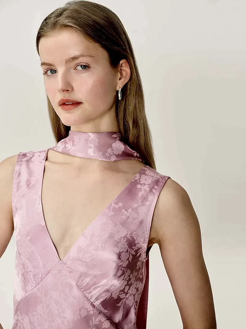 Scarlett Scarf in Bleached Mauve