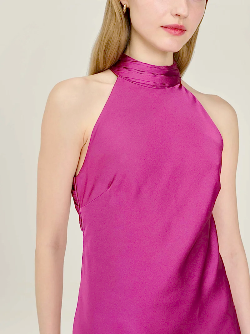 Seychelles Dress in Magenta