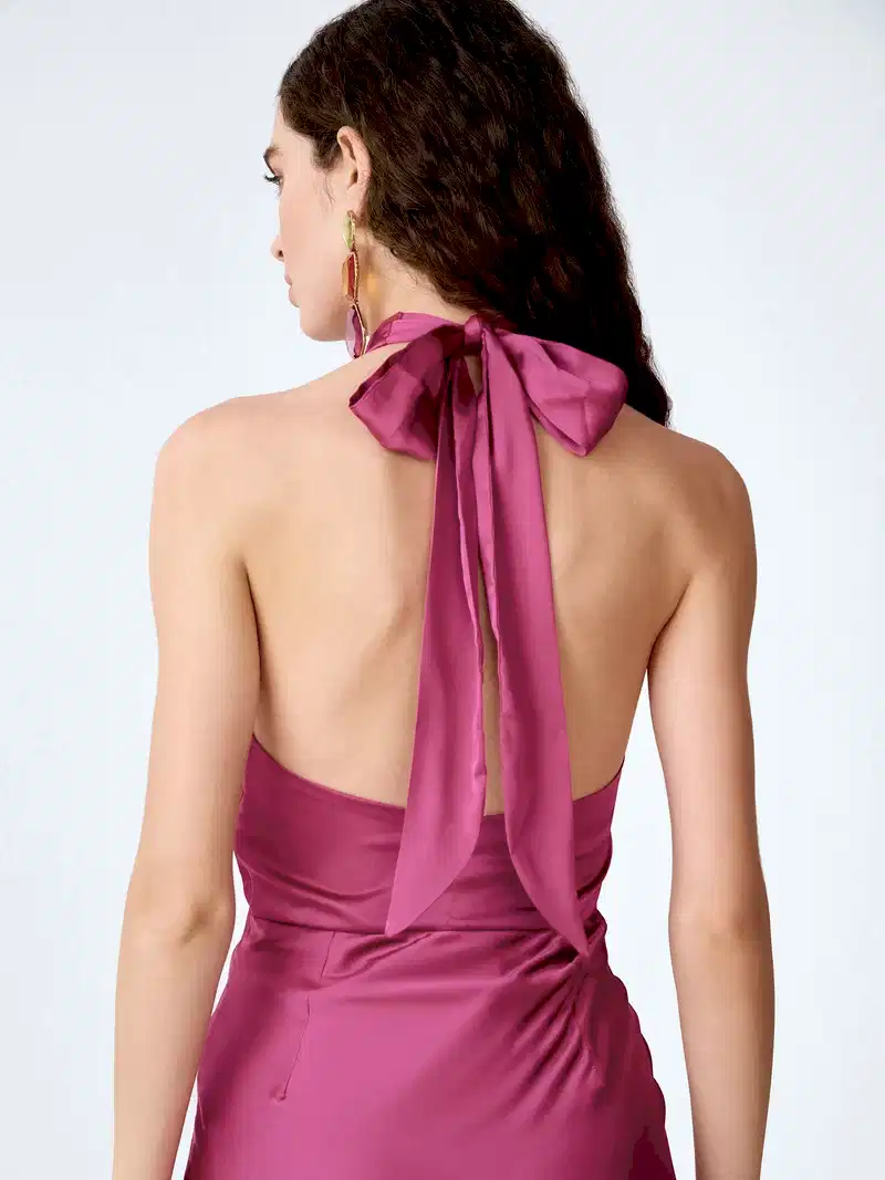 Arles Dress in Magenta