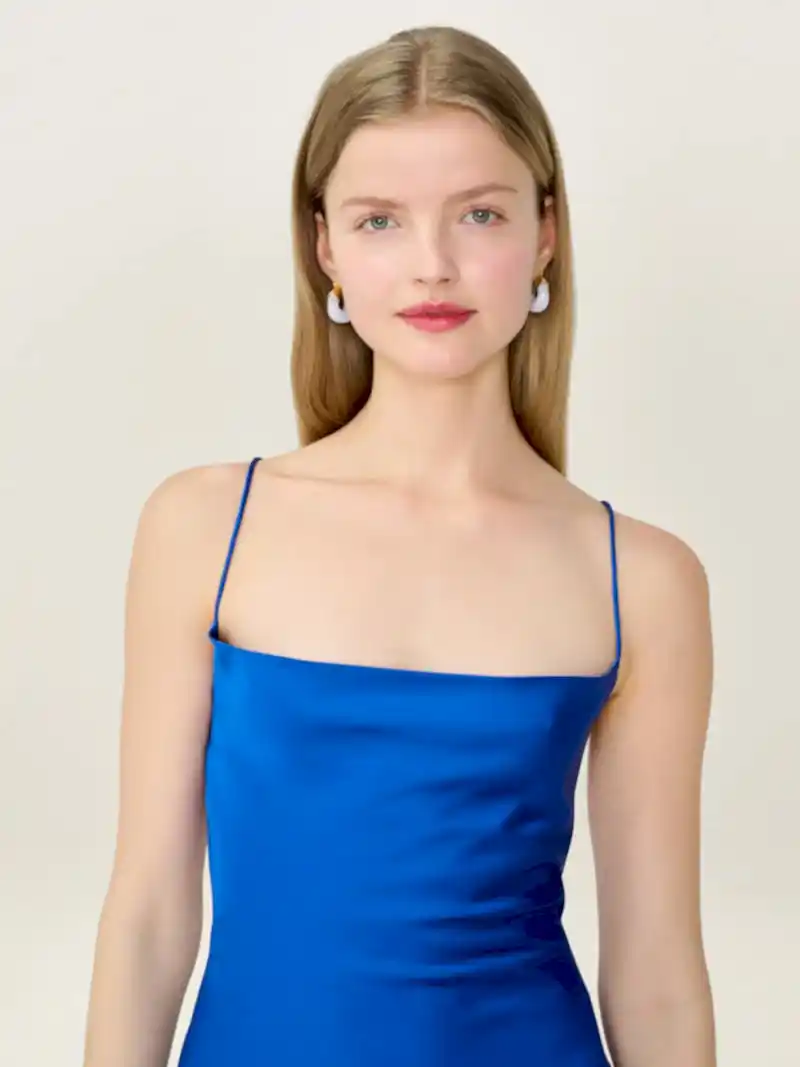 Riviera Dress in Cobalt