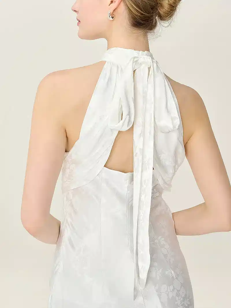 Milos Dress in Ivory