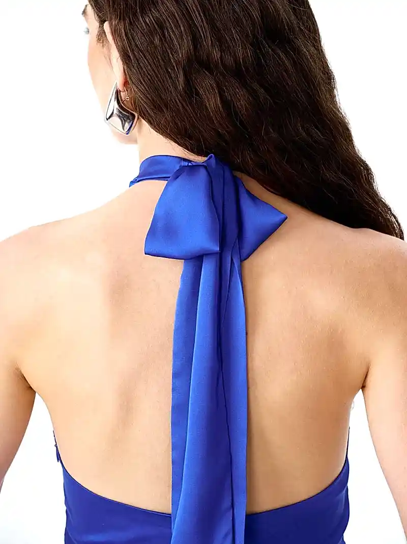 Arles Dress in Cobalt