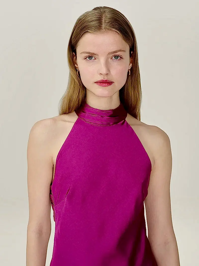 Seychelles Dress in Magenta