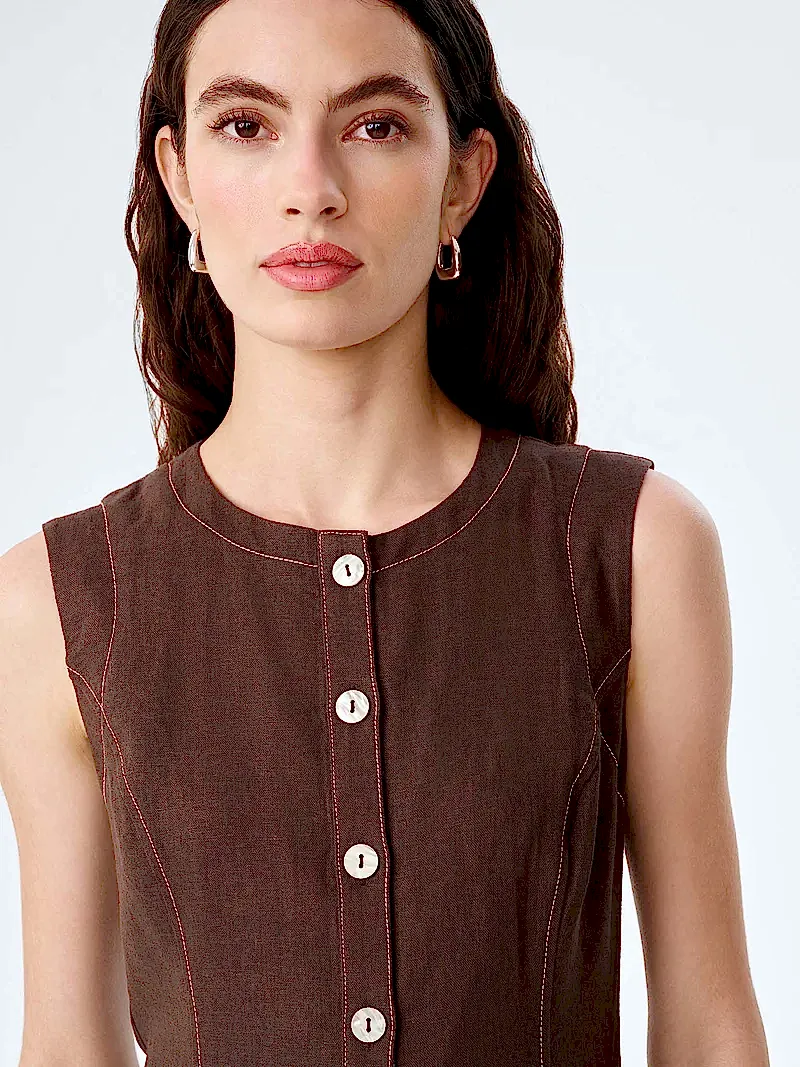 Raphi Dress in Chocolate