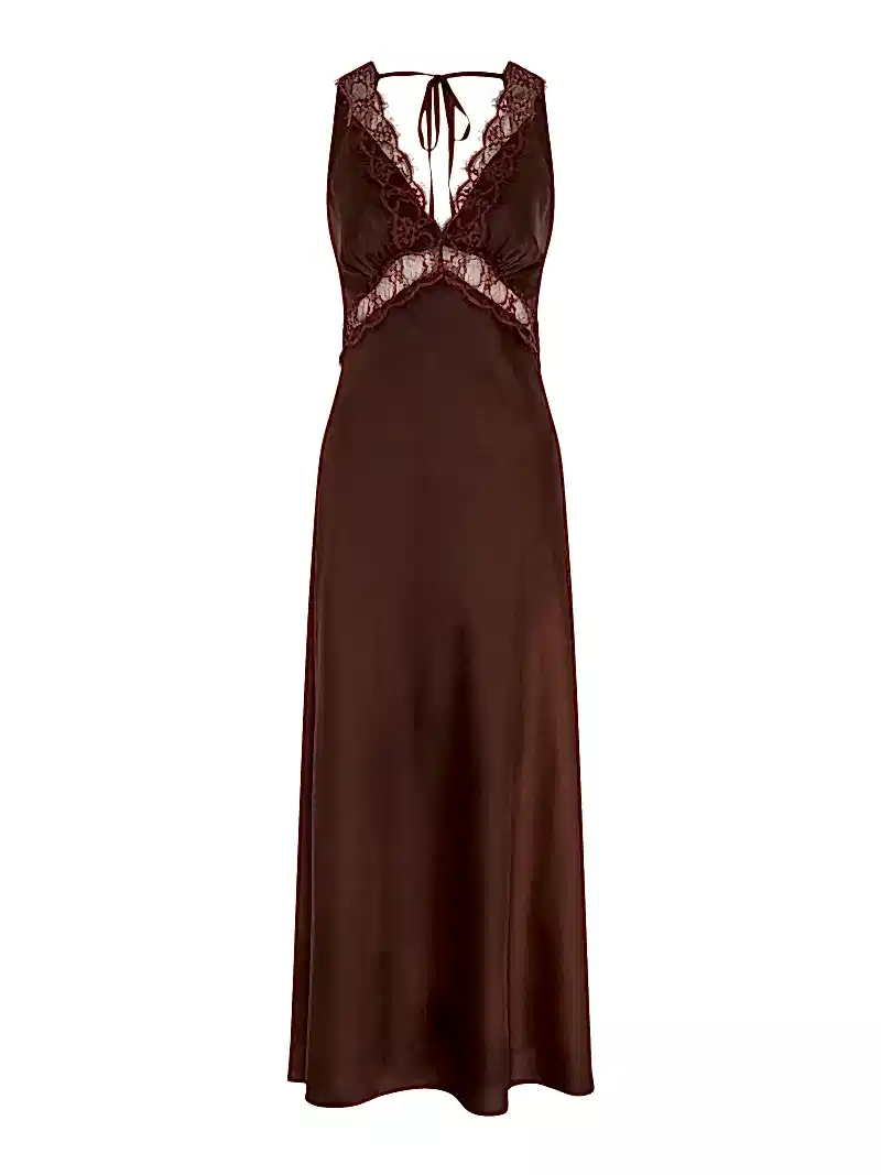 Aurelia Dress in Chocolate