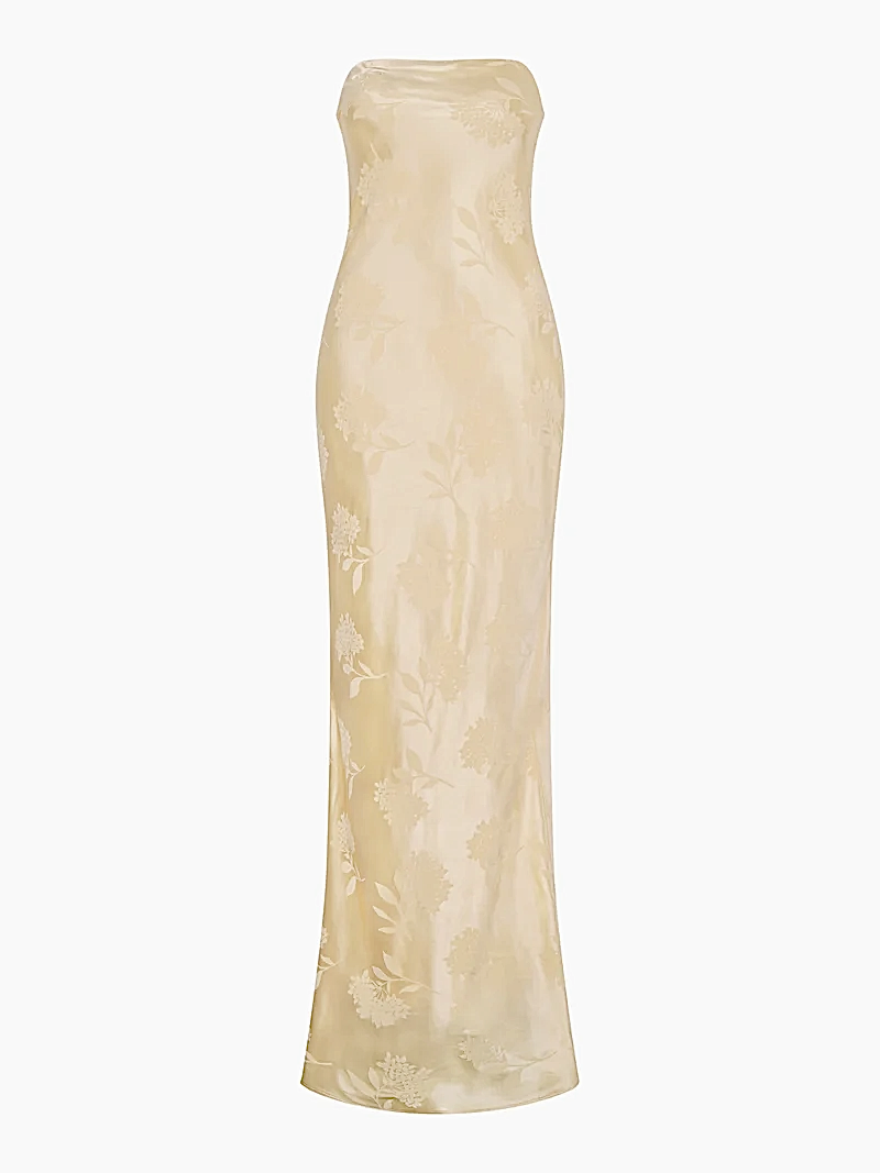 Amdra Maxi Dress in Vintage Yellow