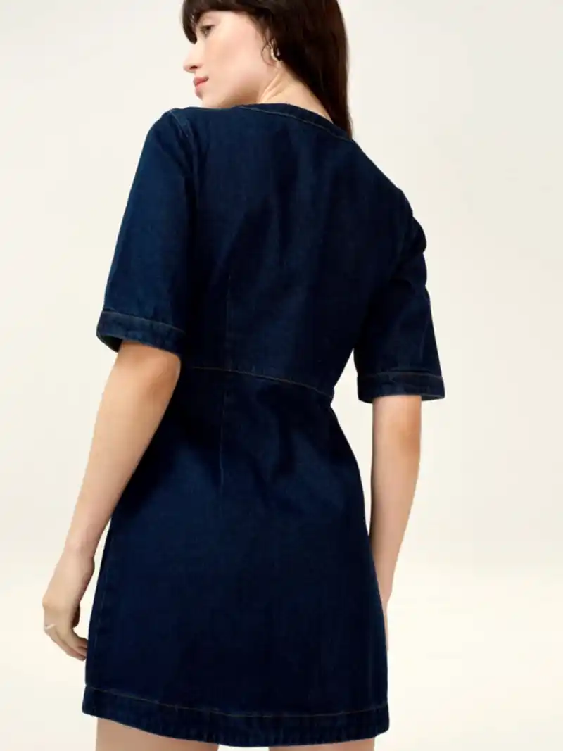 Adia Dress in Indigo