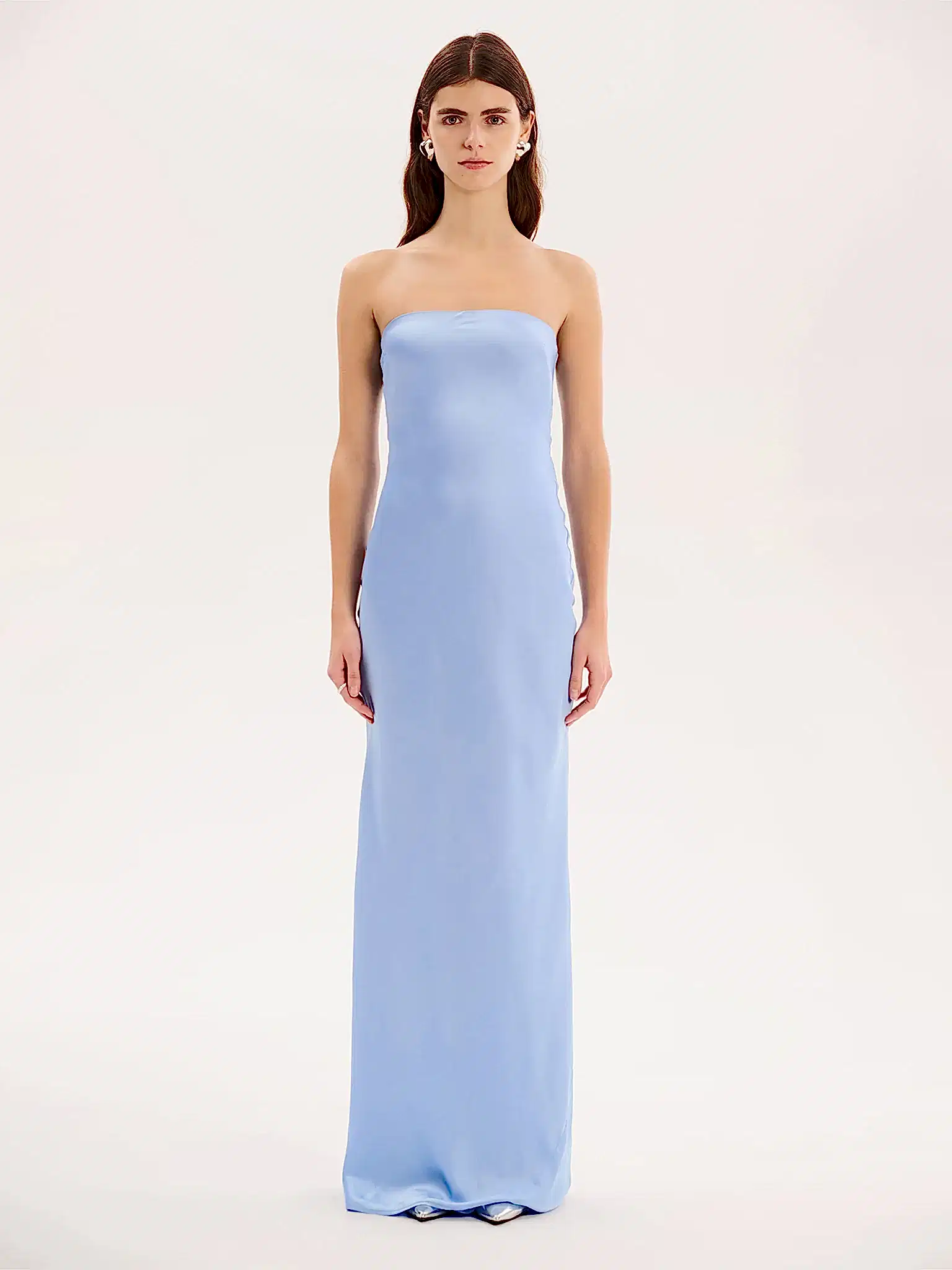 Amdra Maxi Dress in Light Blue