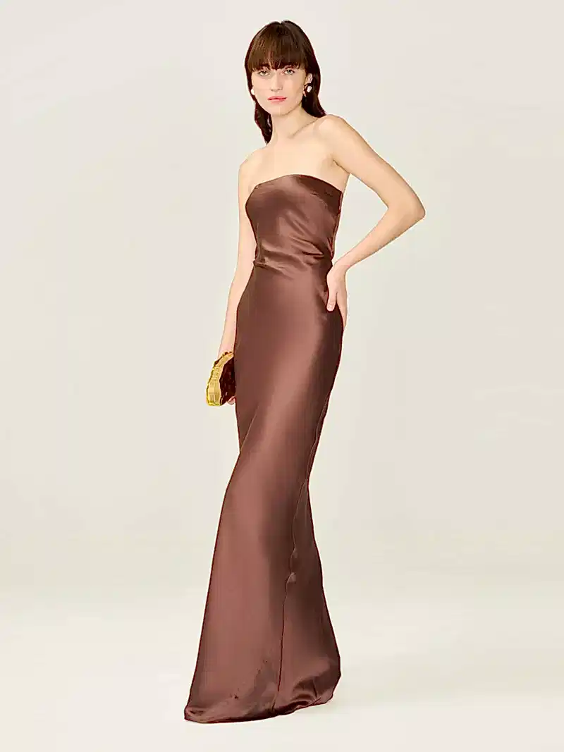 Amdra Dress in Chocolate