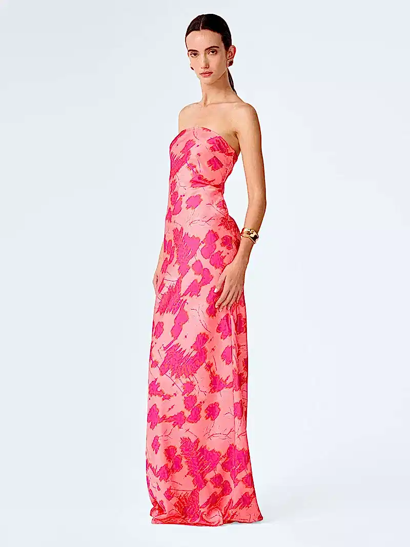 Amdra Dress in Sunset Blur Print