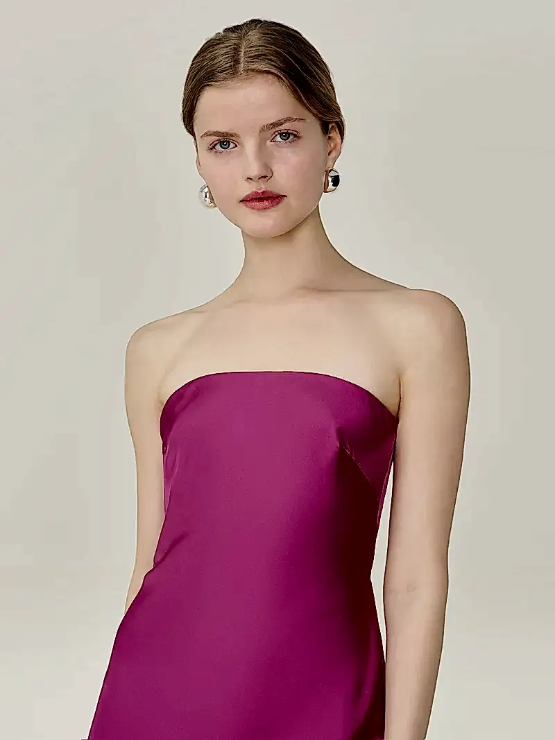Amdra Dress in Magenta