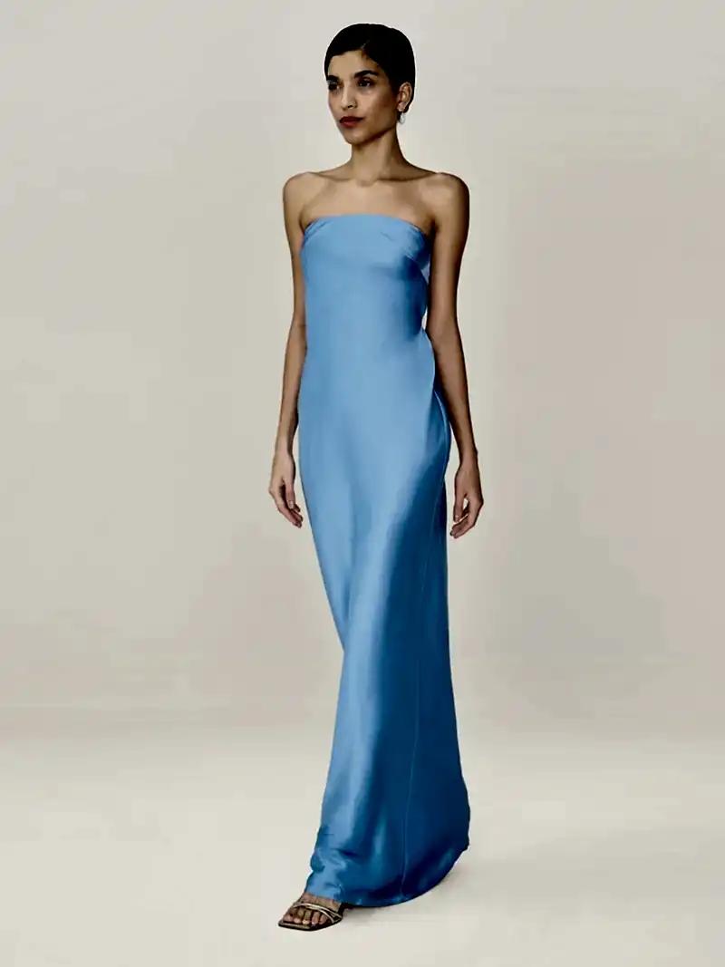 Amdra Dress in Vista Blue