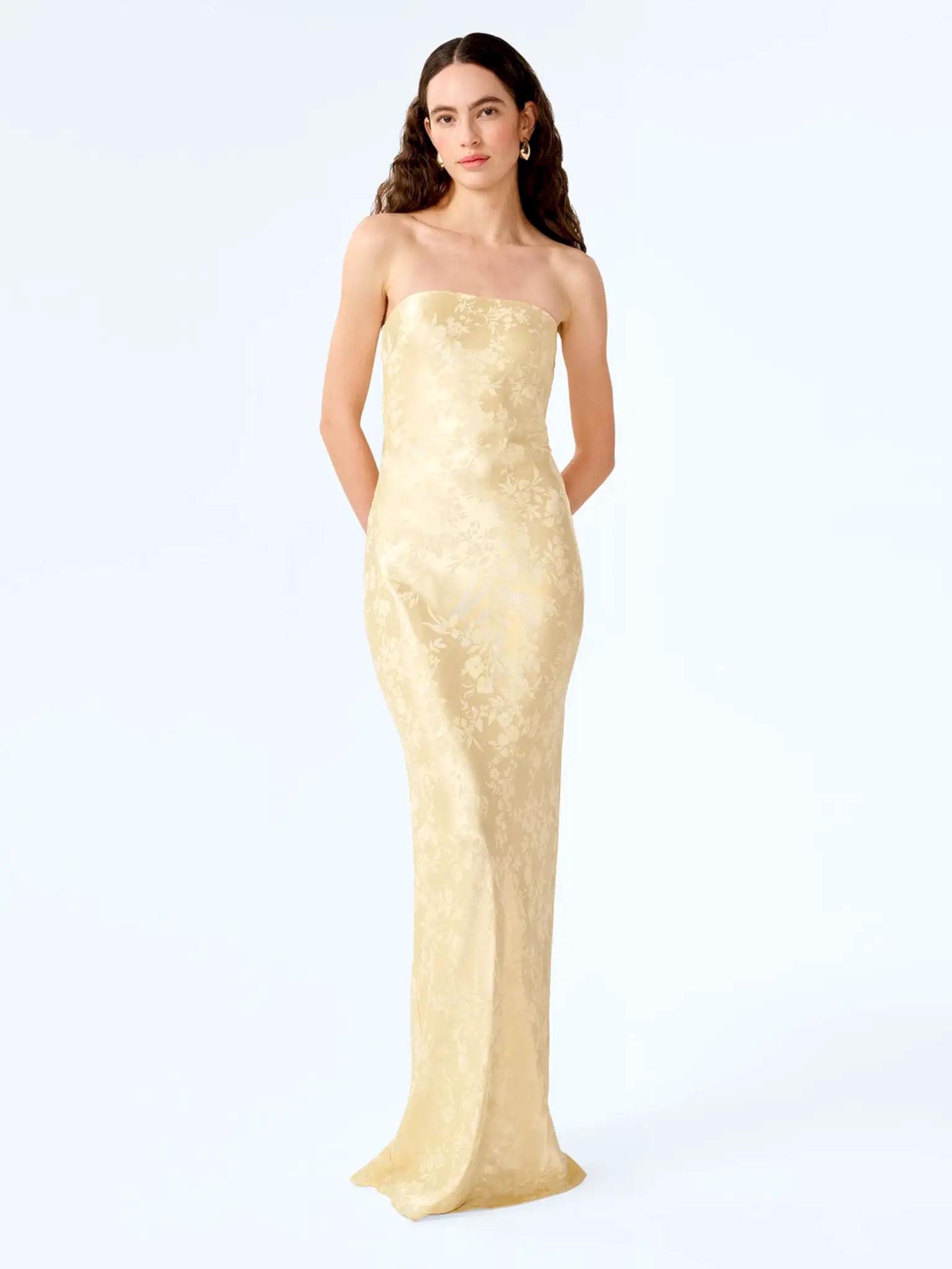 Amdra Jacquard Dress in Double Cream