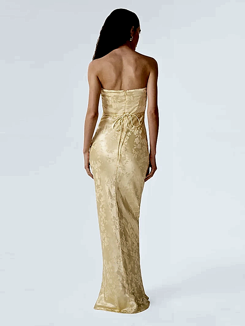Amdra Jacquard Dress in Double Cream