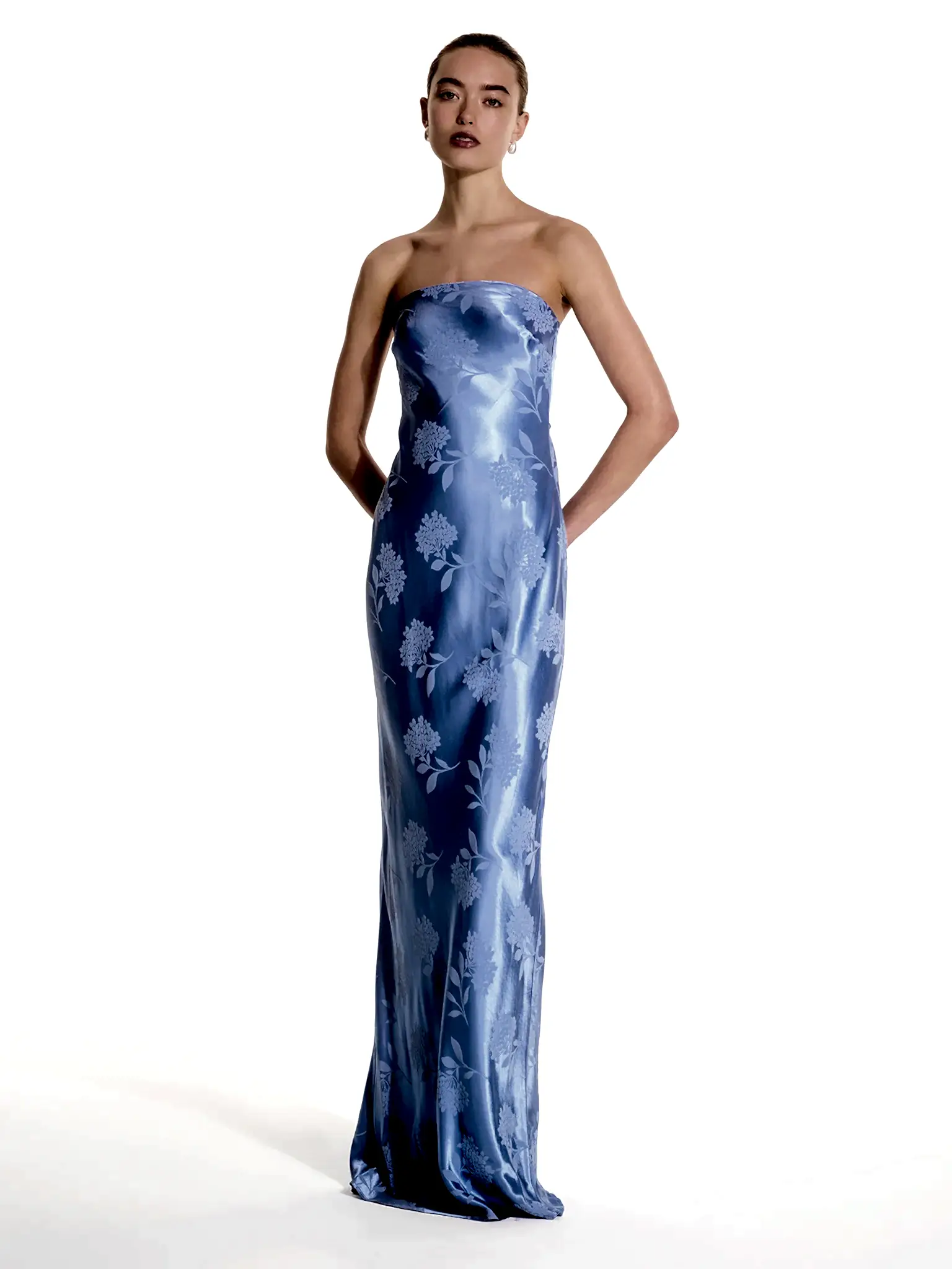 Amdra Maxi Dress in Blue