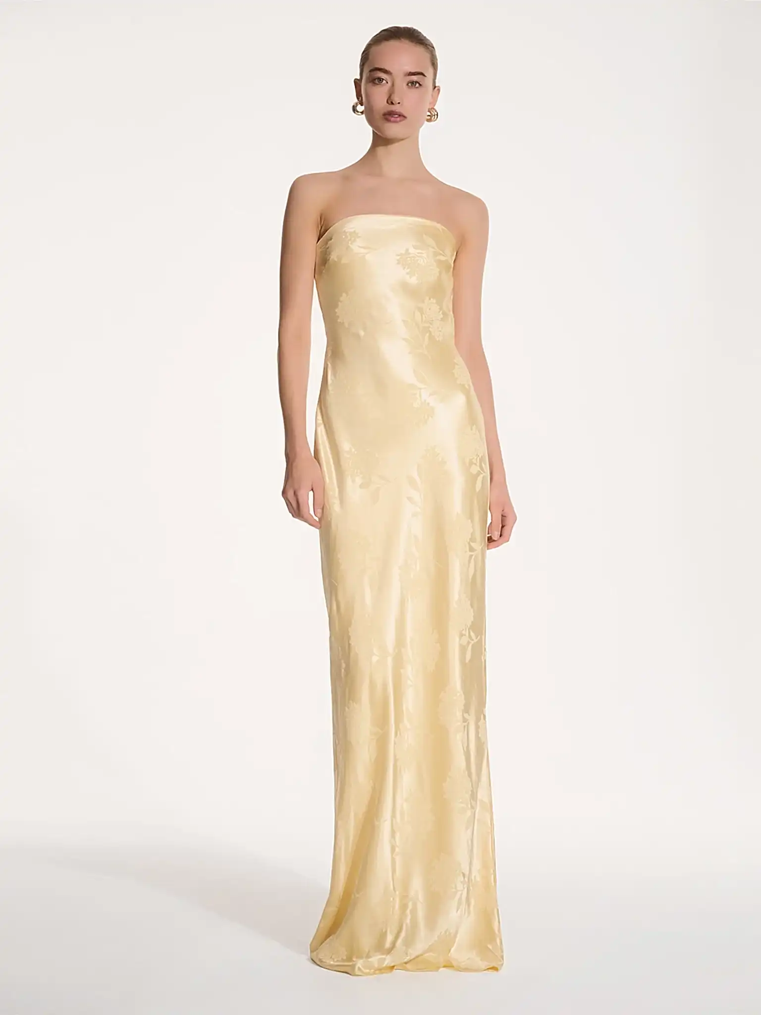 Amdra Maxi Dress in Vintage Yellow