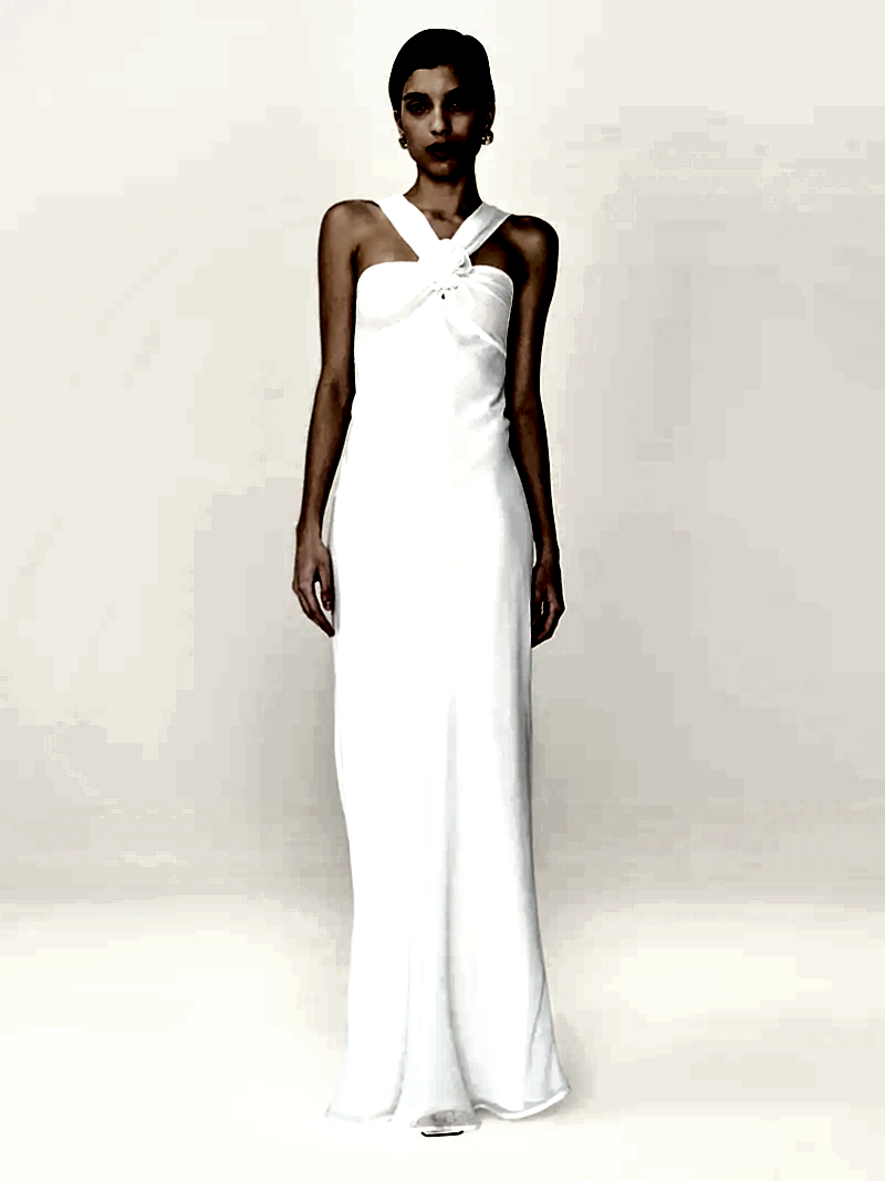 Amelie Dress in Ivory