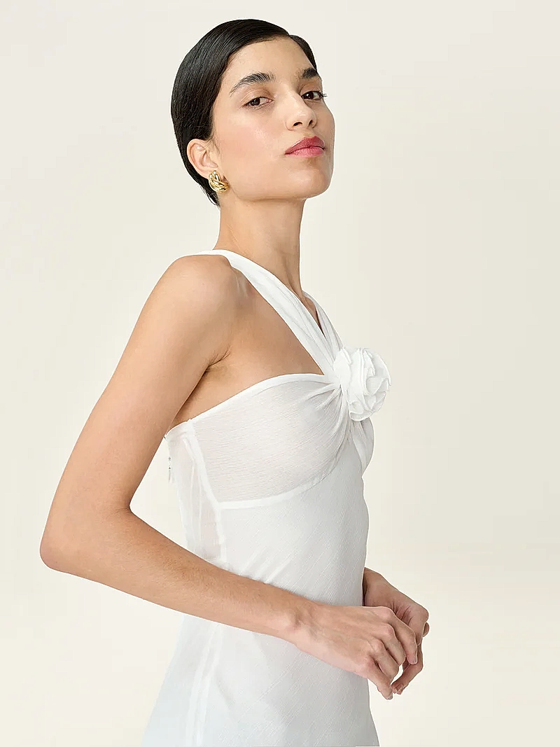 Amelie Dress in Ivory
