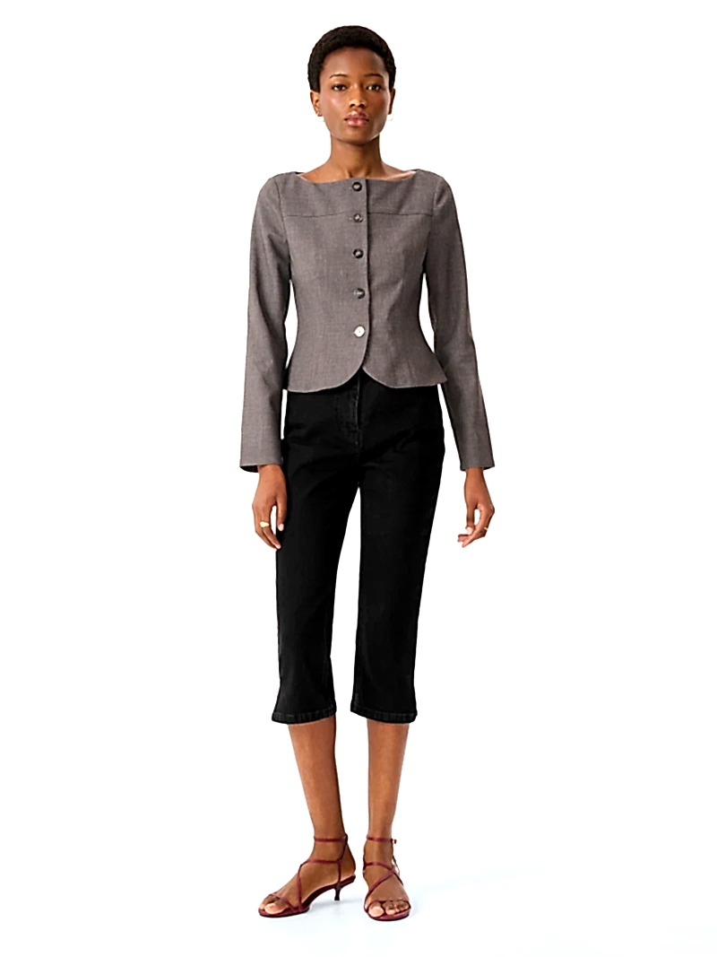Andie Blouse in Grey