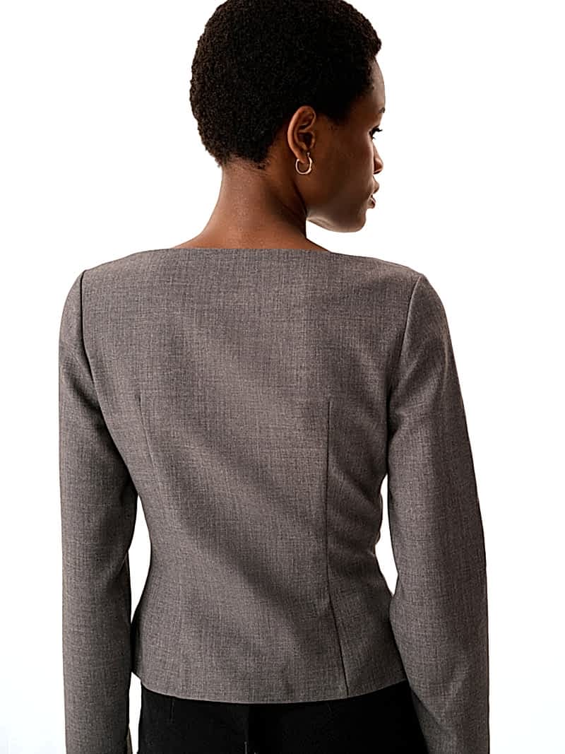 Andie Blouse in Grey