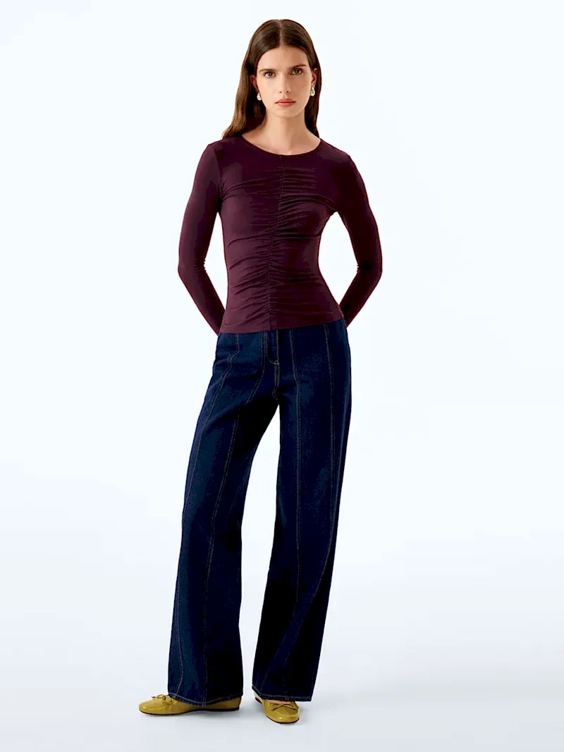 Arbor Top in Aubergine