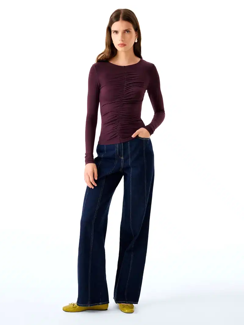 Arbor Top in Aubergine