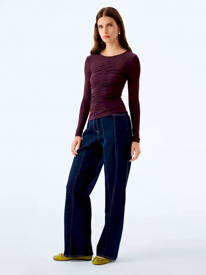 Arbor Top in Aubergine