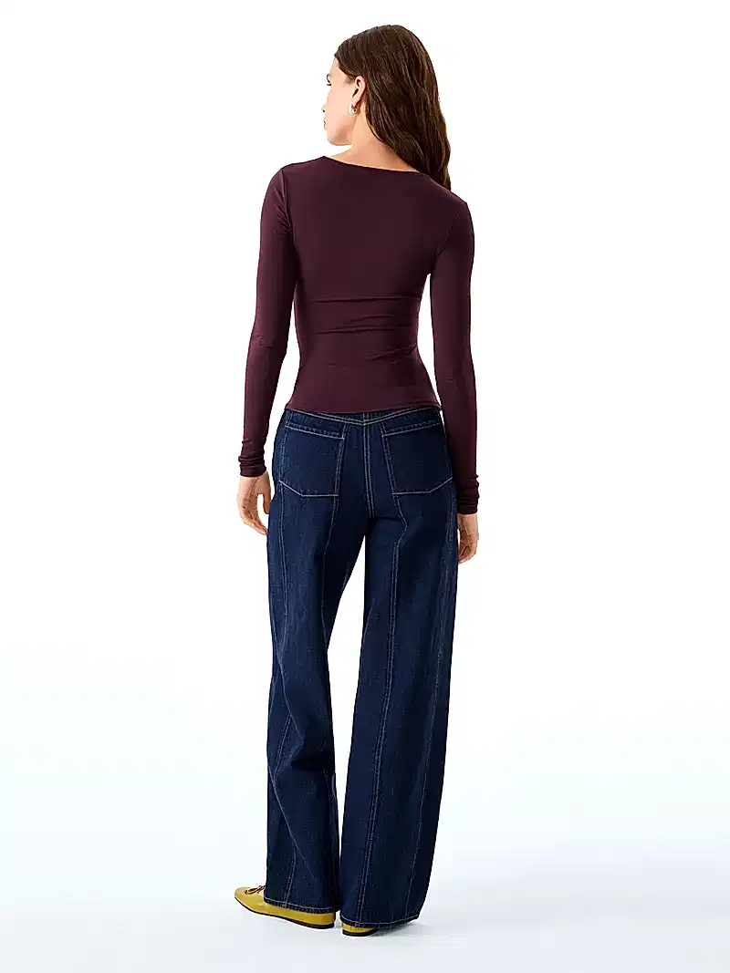 Arbor Top in Aubergine