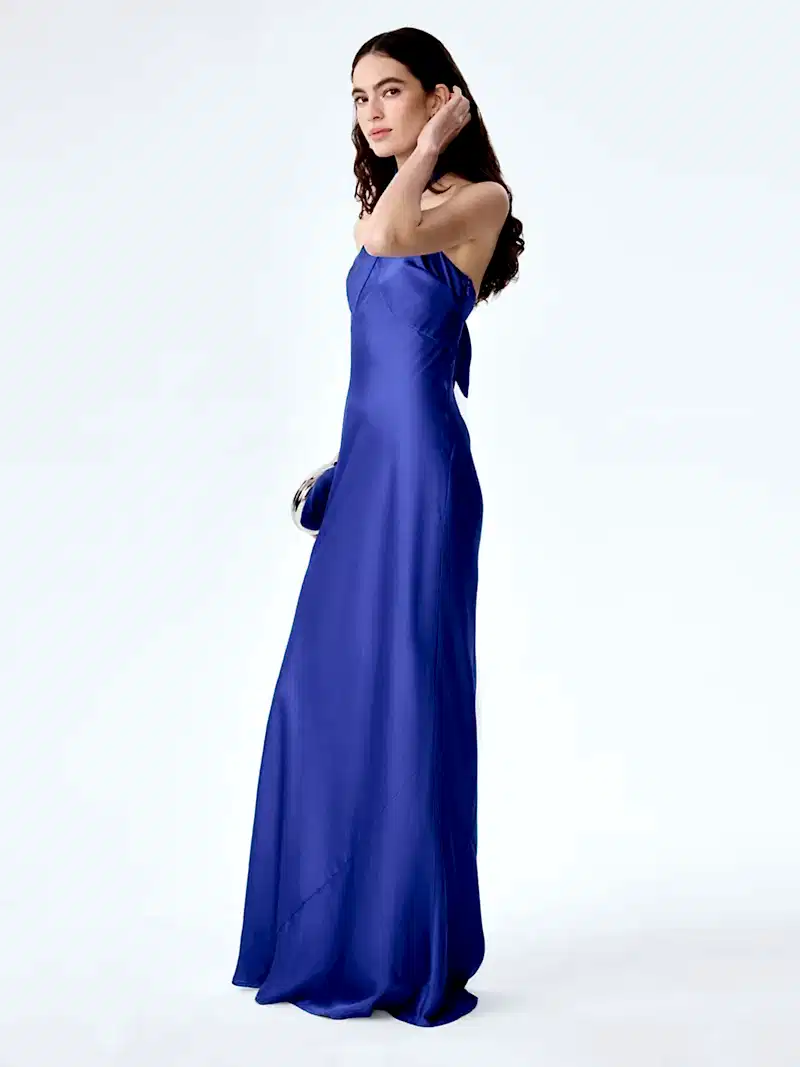 Arles Dress in Cobalt