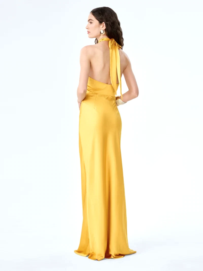 Arles Dress in Eggyolk