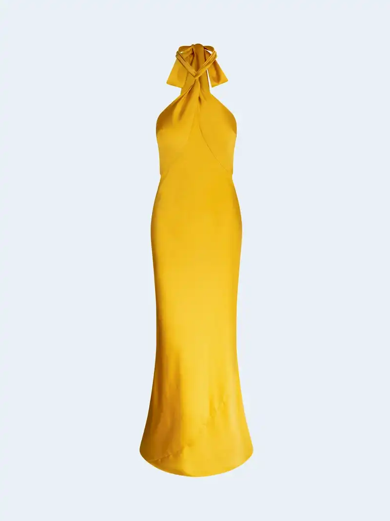 Arles Dress in Eggyolk