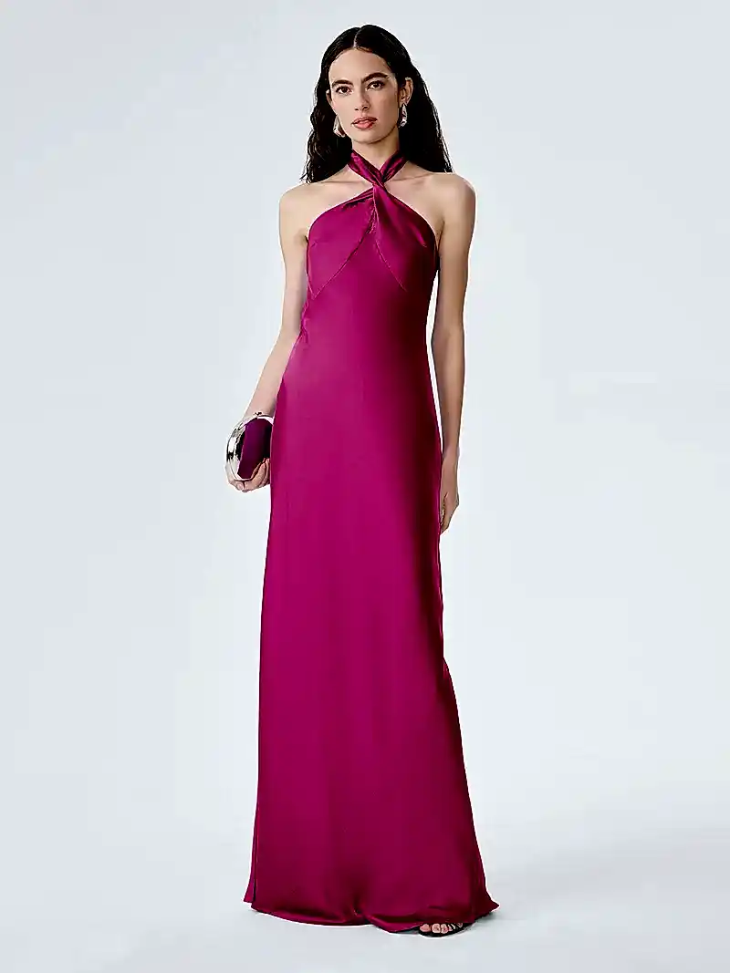 Arles Dress in Magenta