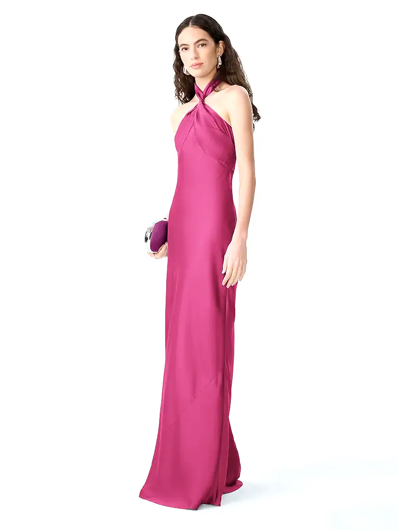 Arles Dress in Magenta