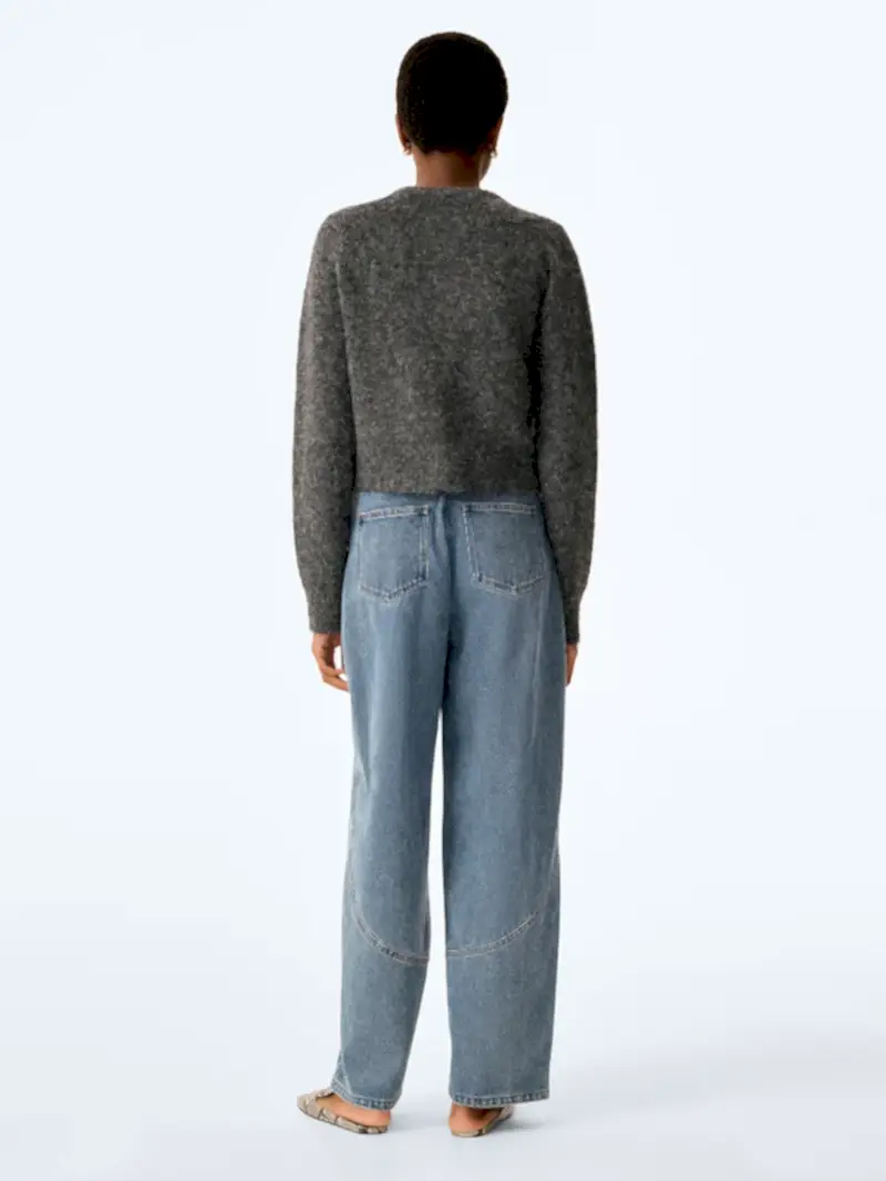 August Cardigan in Charcoal