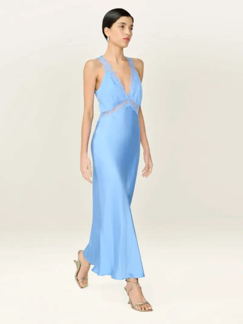 Aurelia Dress in Vista Blue