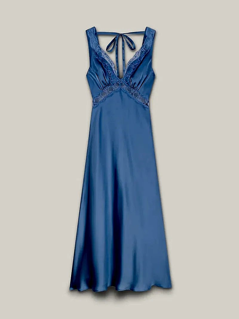 Aurelia Dress in Vista Blue
