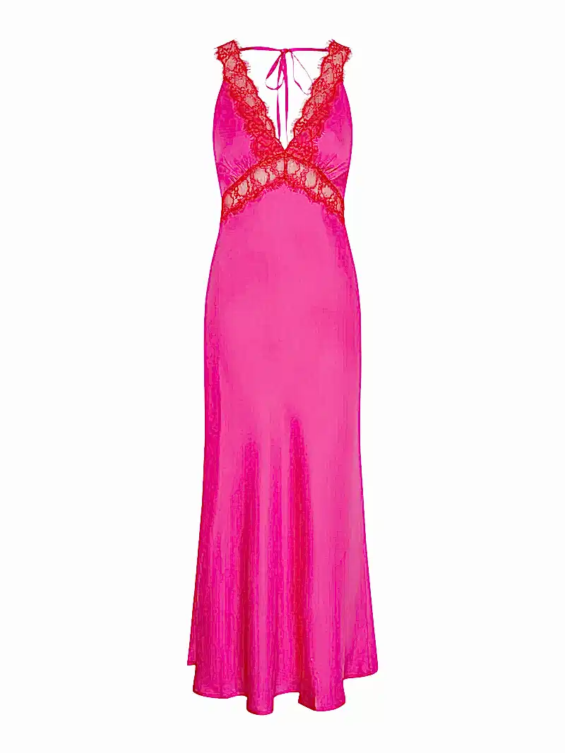 Aurelia Dress in Cerise