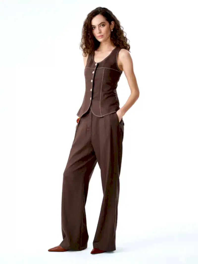 Austen Top in Chocolate