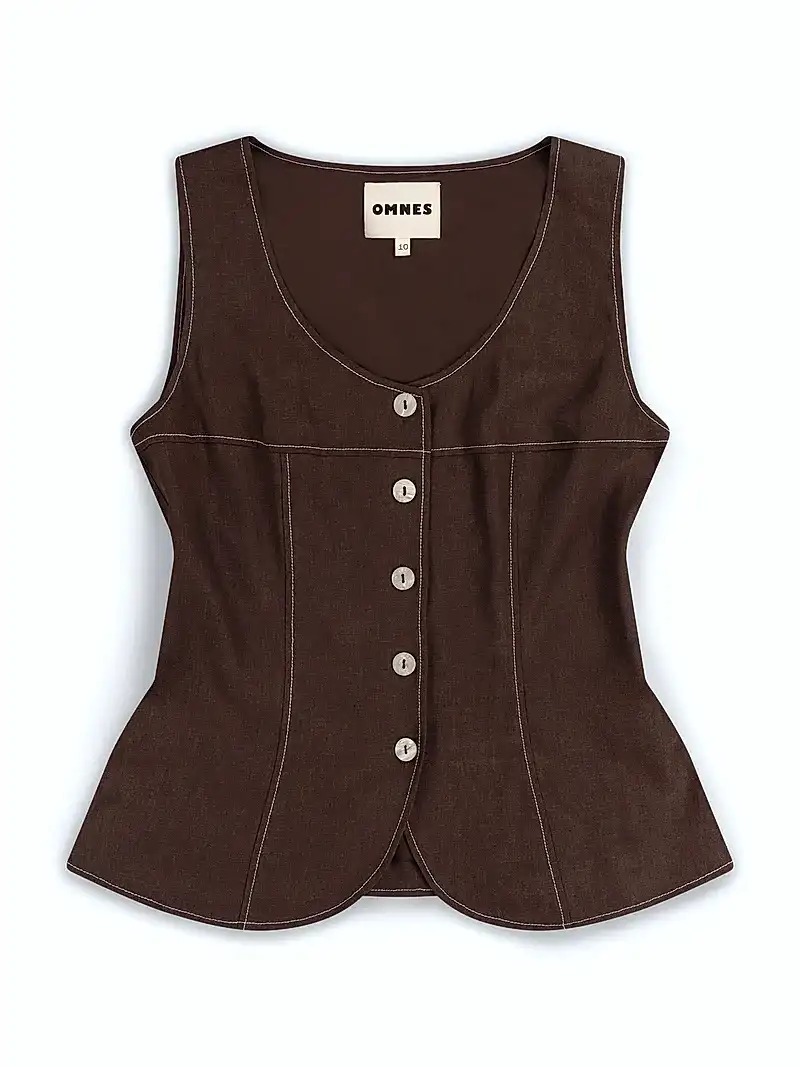 Austen Top in Chocolate