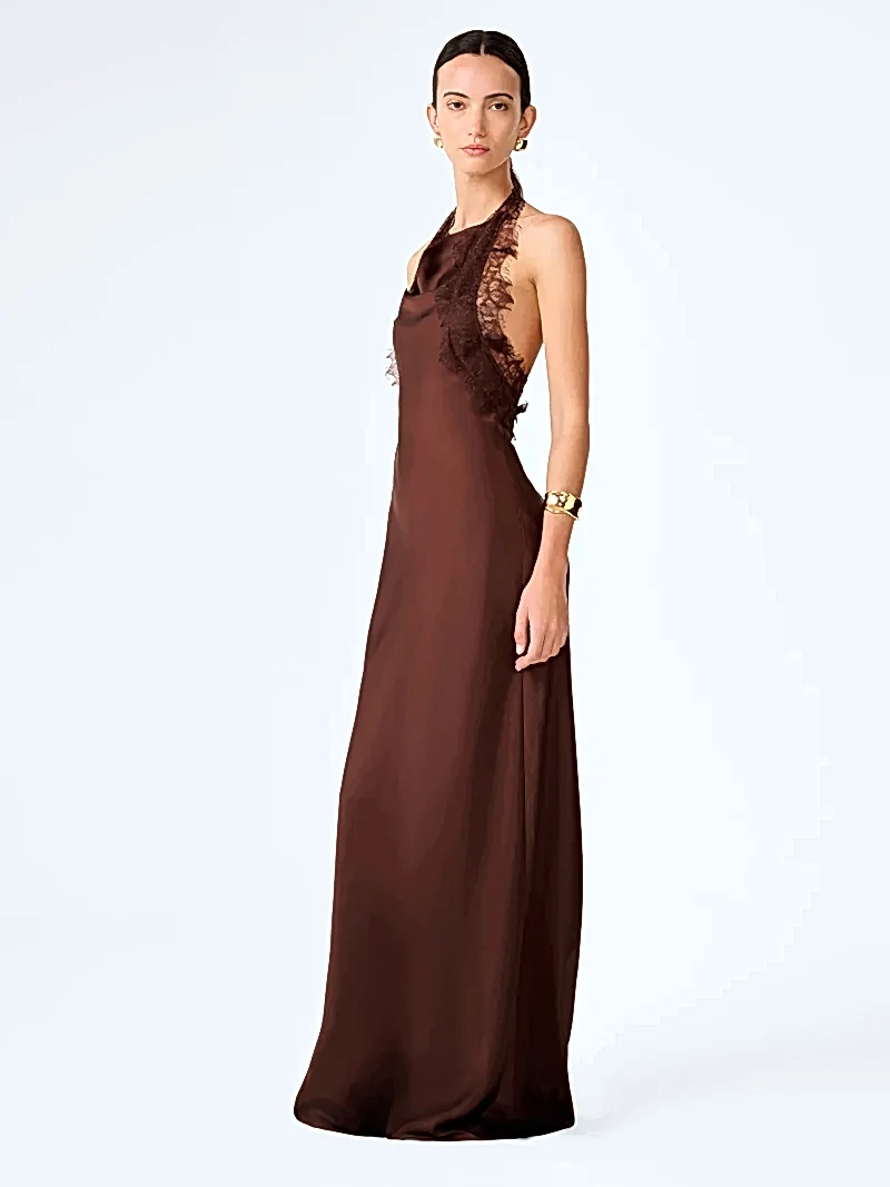 Benita Dress in Chocolate