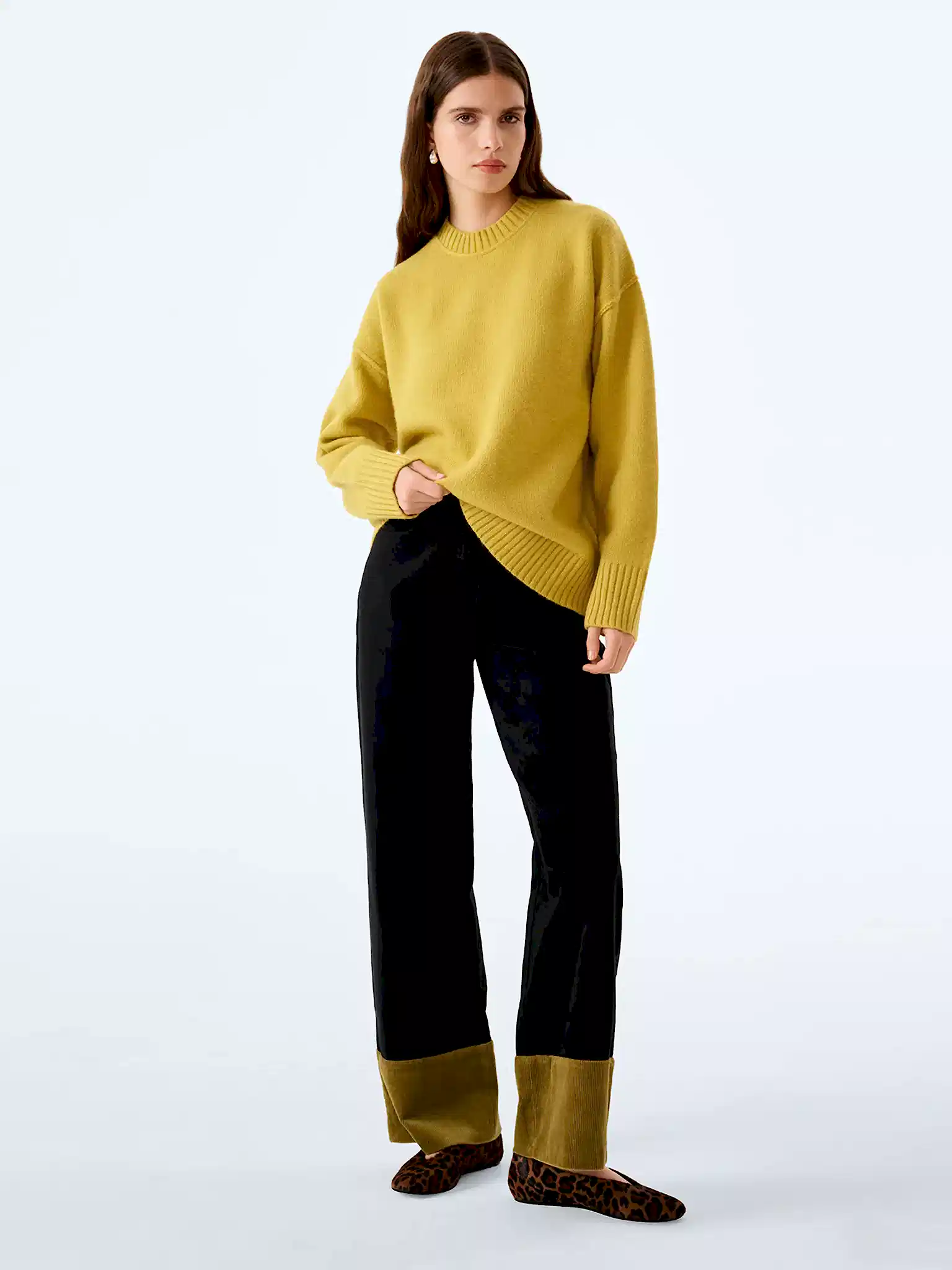 Clementine Jumper in Chartreuse
