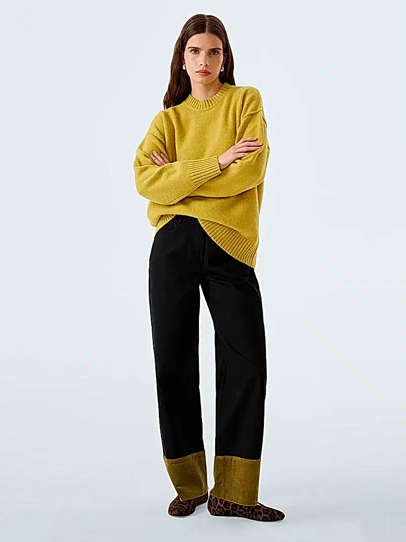 Clementine Jumper in Chartreuse