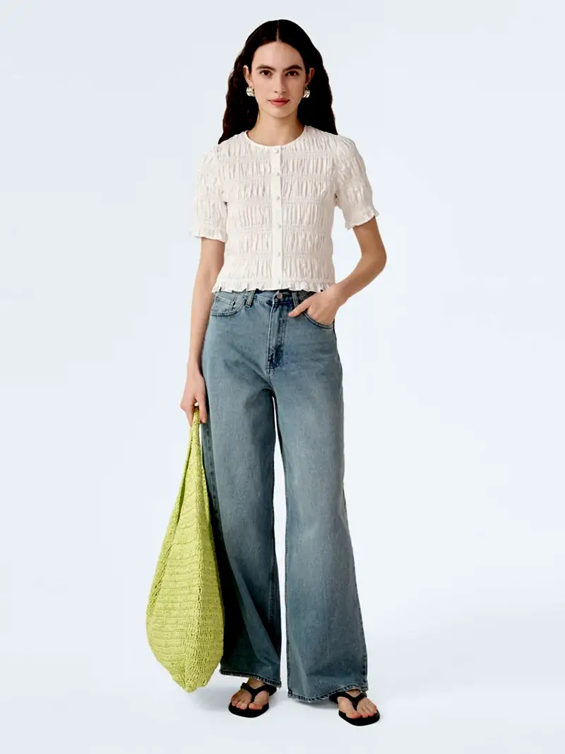 Burke Top in White