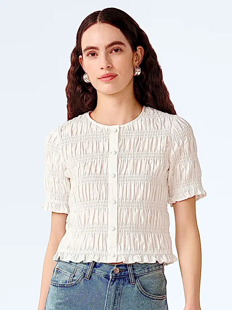 Burke Top in White