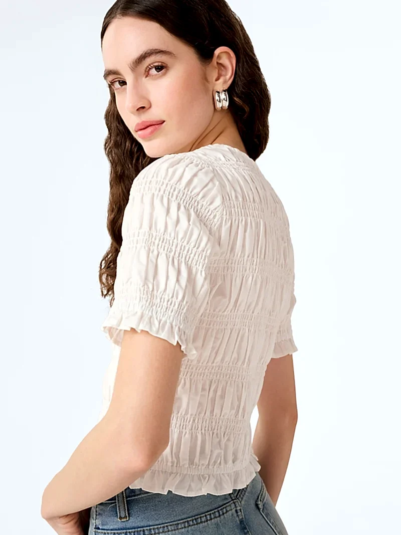 Burke Top in White