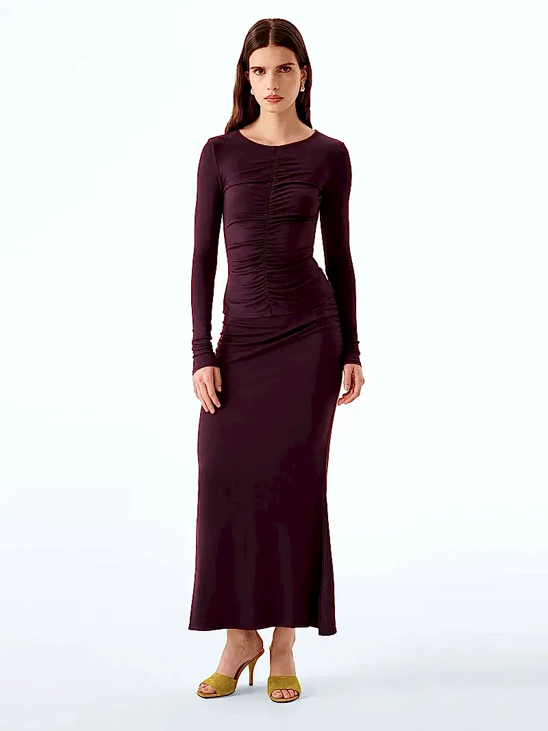 Arbor Top in Aubergine