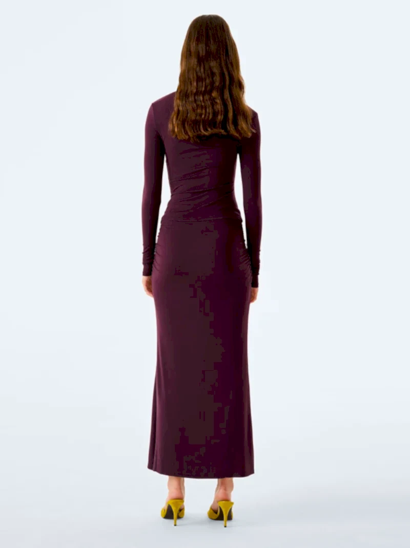 Careen Skirt in Aubergine