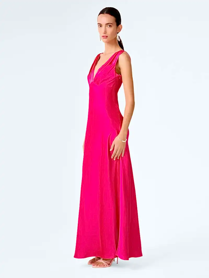 Casey Dress in Raspberry