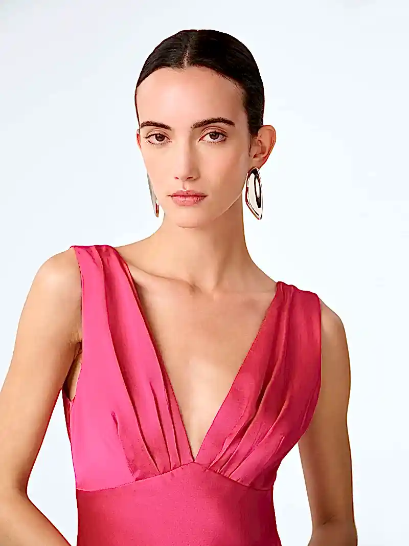 Casey Dress in Raspberry