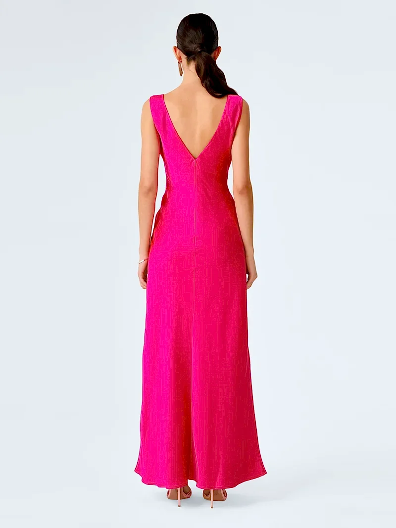 Casey Dress in Raspberry